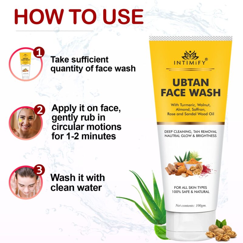 Intimify Ubtan Face Wash (100 Gms) Intimify.in